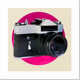 Vintage retro camera Posters and Art